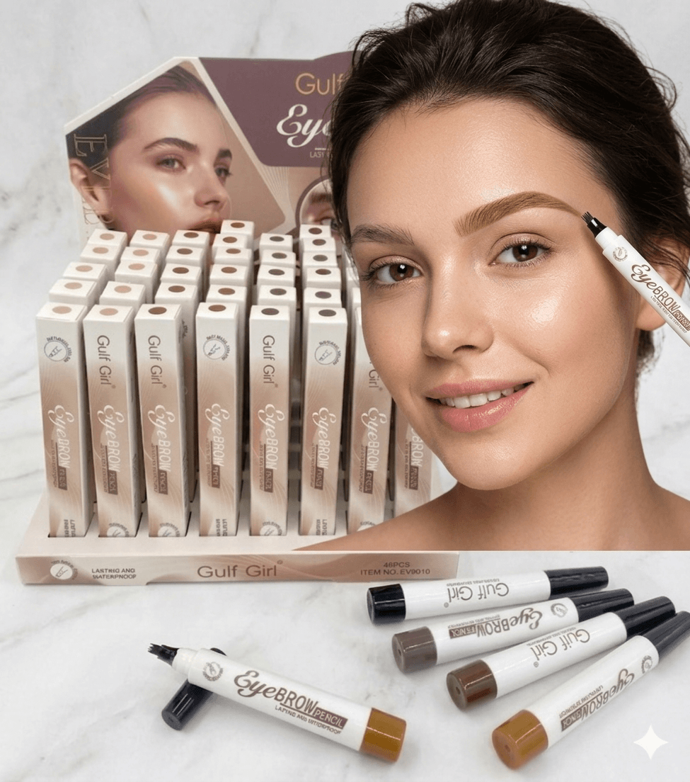 Gulf Girl Micro-Fork Tip Waterproof Eyebrow Pencil - Imagen 2