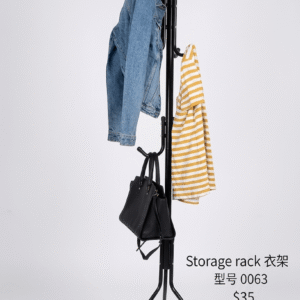 Modern Multi-Tier Standing Coat and Hat Rack